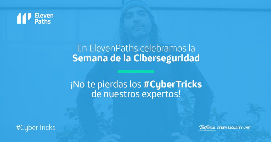 capidanMar's tweet image. #CyberTricks de ElevenPaths dlvr.it/Q5MrhH