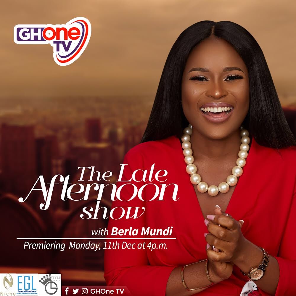 berlamundi's tweet photo. It's today!!!! The Later Afternoon Show premieres at 4pm on @ghonetv 🎊🎊🎊.... can't wait 💃🏾💃🏾.... Don't miss it and let us know what you think after😉 #thelateafternoonshowgh #thelateafternoonshowgh https://t.co/rXAiqwyobM