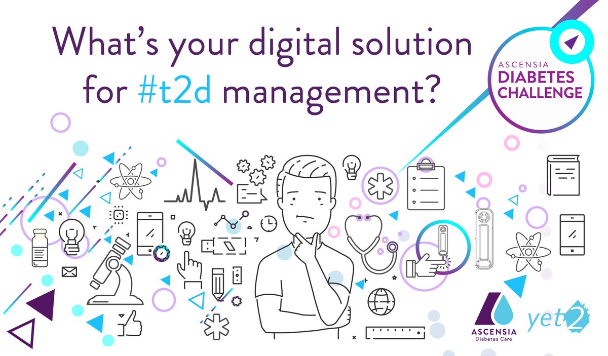 Merlin201510's tweet photo. Working on a digital solution for #t2d #diabetes? Enter the Ascensia Diabetes Challenge! https://t.co/maf7bE3mh3 https://t.co/r7cK1kd5A3