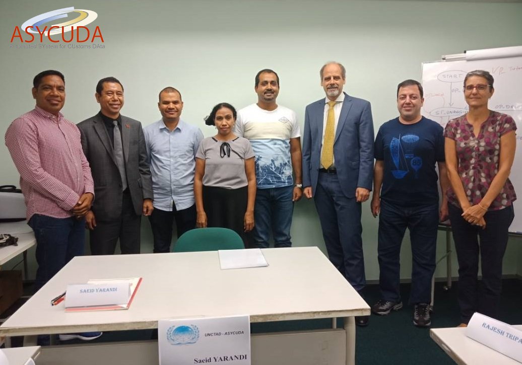 A Timor Leste Delegation completed an #ASYCUDA Development Training November 27th to December 8th 2017 at the ASYCUDA Regional Office in Kuala Lumpur, Malaysia
<a href="/UNCTAD/">UN Trade and Development</a>