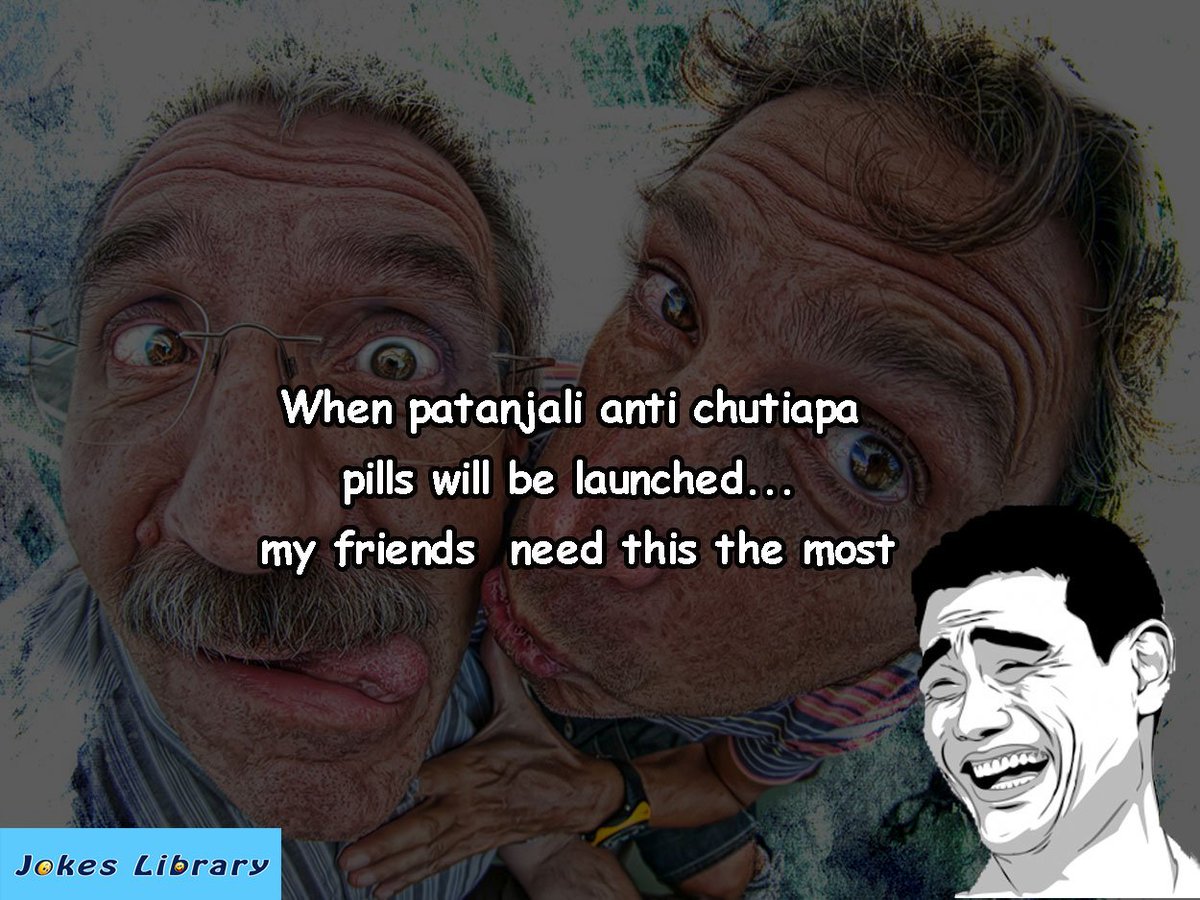 Jokes_Library's tweet image. Waiting For Patanjali&apos;s New Launch🤣🤣🤣
#Friends  #Patanjali #idiots  #silly