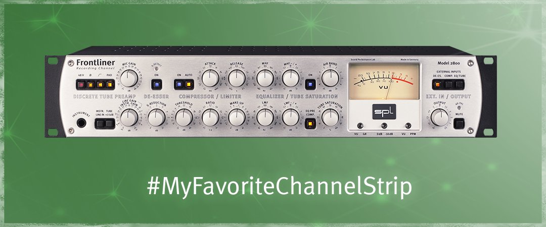 spltweets's tweet photo. The Frontliner is the flagship of SPL's channel strips.
It has all tools on board to record vocals and instruments in perfect quality 🎶
🎅🏻 If you want to have your very own Frontliner, join our current Xmas raffle ➡️ https://t.co/3x78X13bES
#MyFavoriteChannelStrip https://t.co/eIBMvxlT2y