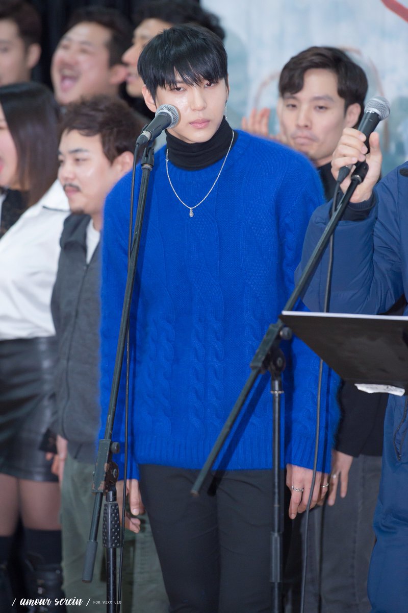 serein1110's tweet photo. 171208 시츠프로브 HQ @JUNGTW_LEO 
#레오 #택운 #빅스 #VIXX #LEO #택돌프 #더라스트키스 https://t.co/gaAgFPMGsN