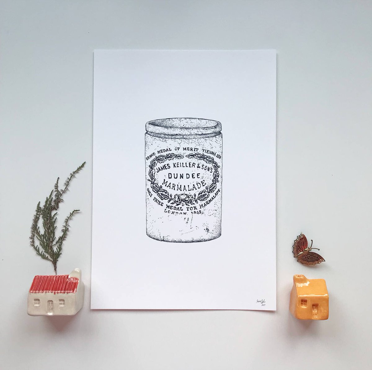 sannadyker's tweet photo. Excited to share the latest addition to my #etsy shop: Dundee Marmalade Fine Art Giclee Print A4 #art #dundee https://t.co/C8w7hIIfBj https://t.co/vuQ5E9sDsl