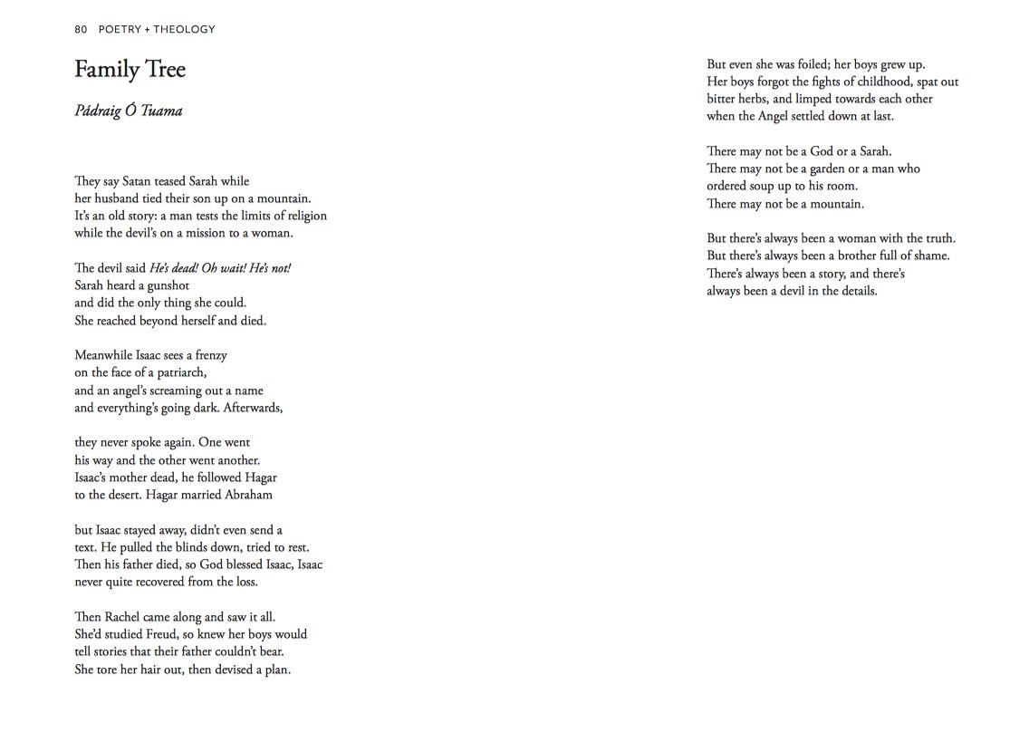 Padraig O Tuama Pa Twitter I Had A Few Poems Published In The Latest Edition Of Seminary Ridge Review Here S One Of Them