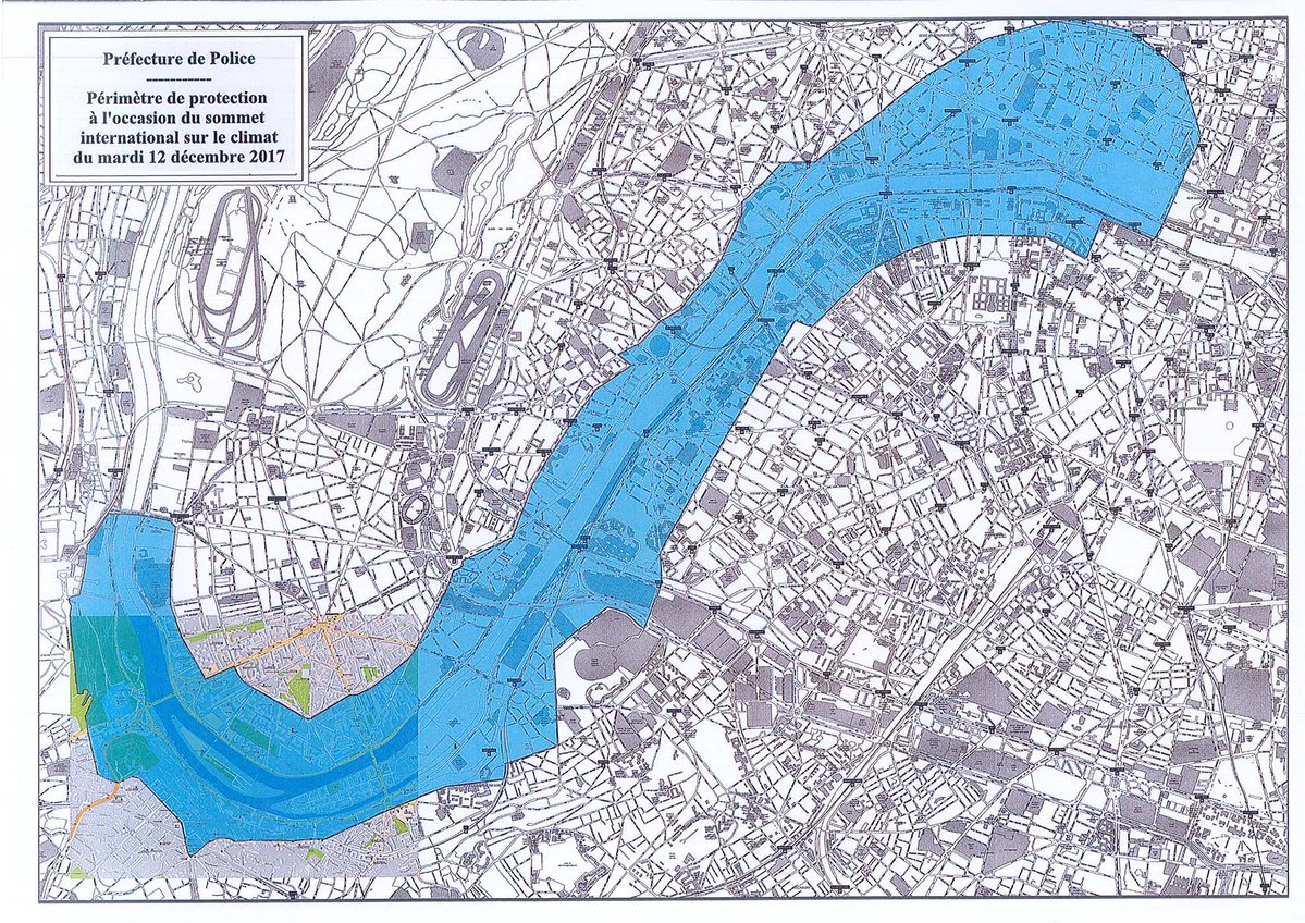 prefpolice's tweet image. #OnePlanetSummit Dispositif de sécurisation et de #circulation mis en place à l’occasion du sommet international sur le climat de demain. Consultez notre communiqué de presse : bit.ly/2AoEMad