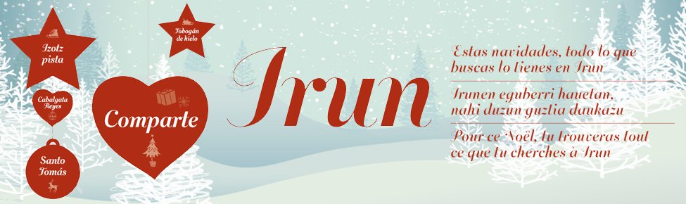 Irun_informa's tweet image. Esta #Navidad, todo lo que buscas está en #Irun: pista de hielo, toboganes, música en la calle... El programa, al detalle en la web municipal. 👇irun.org/micros/navidad… #IrunMeGusta👍