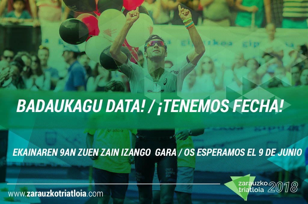 ZtzTriatloia's tweet photo. BADAUKAGU DATA! TENEMOS FECHA y pre-inscripciones abiertas hasta el 17 de diciembre a las 0h. Toda la info 👉🏻https://t.co/PaAjbO9JEG https://t.co/XqxCldixeD