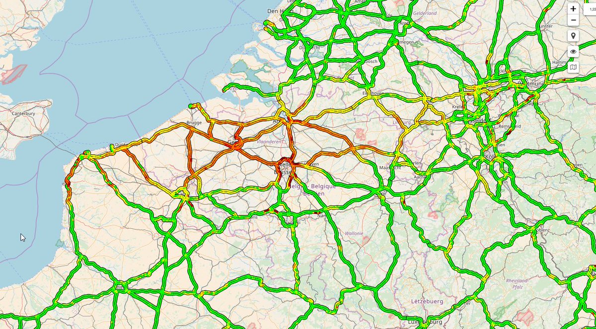 Vreemd toch, enkel vlaanderen zit vast, kunnen of willen we niet?
<a href="/verkeerscentrum/">Vlaams Verkeerscentrum</a> <a href="/BenWeyts/">Ben Weyts</a>