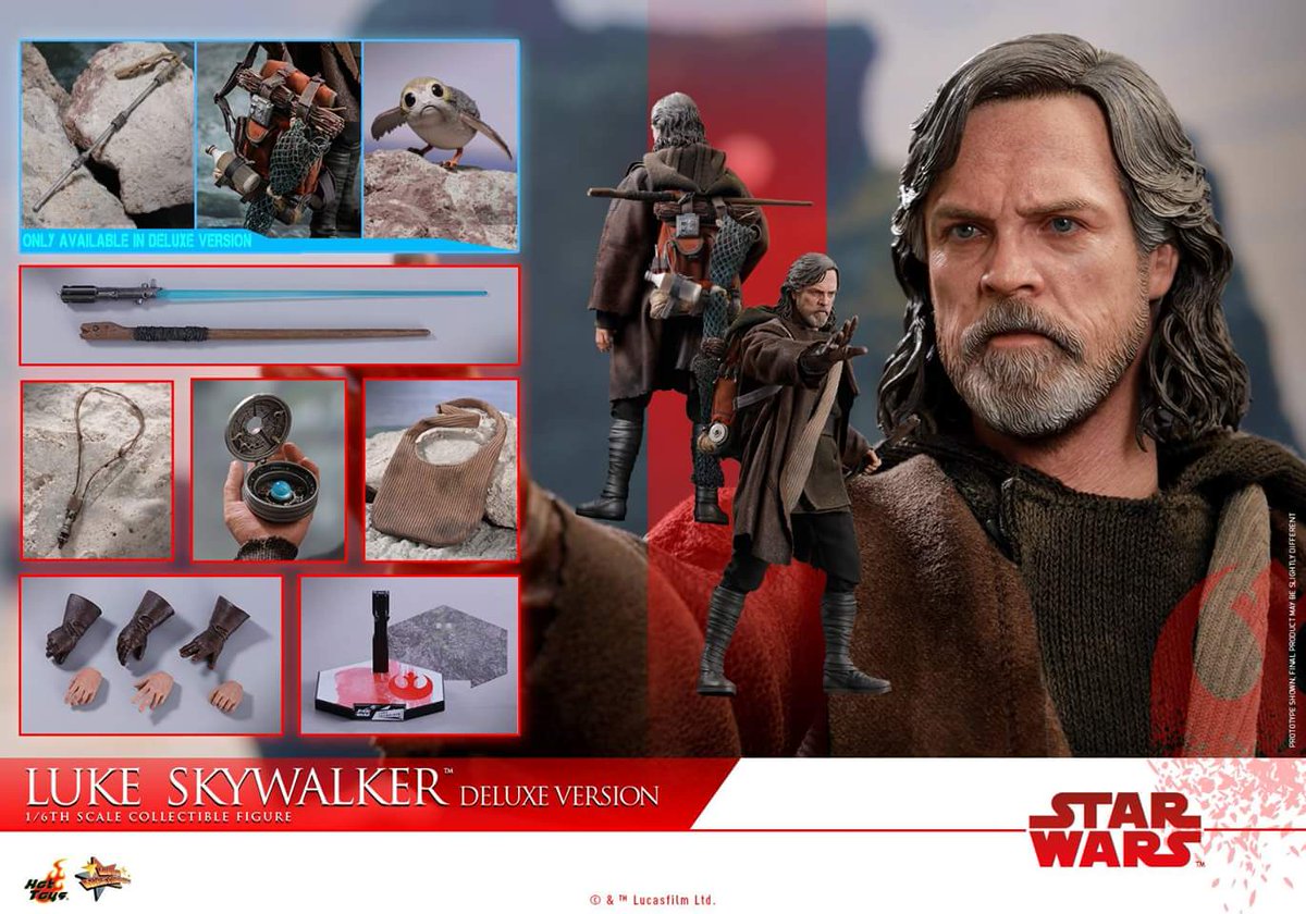 hot toys luke skywalker the last jedi