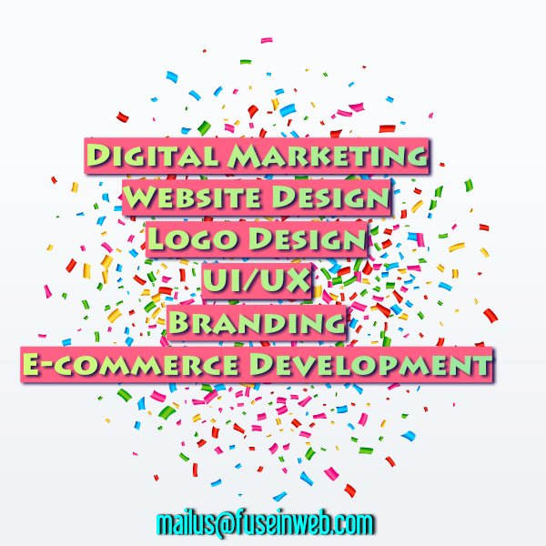 fuseinweb's tweet image. #DigitalMarketing #WebsiteDesign #logo #design #uidesign #uxdesign #branding #ecommerce #development 
mailus@fuseinweb.com
