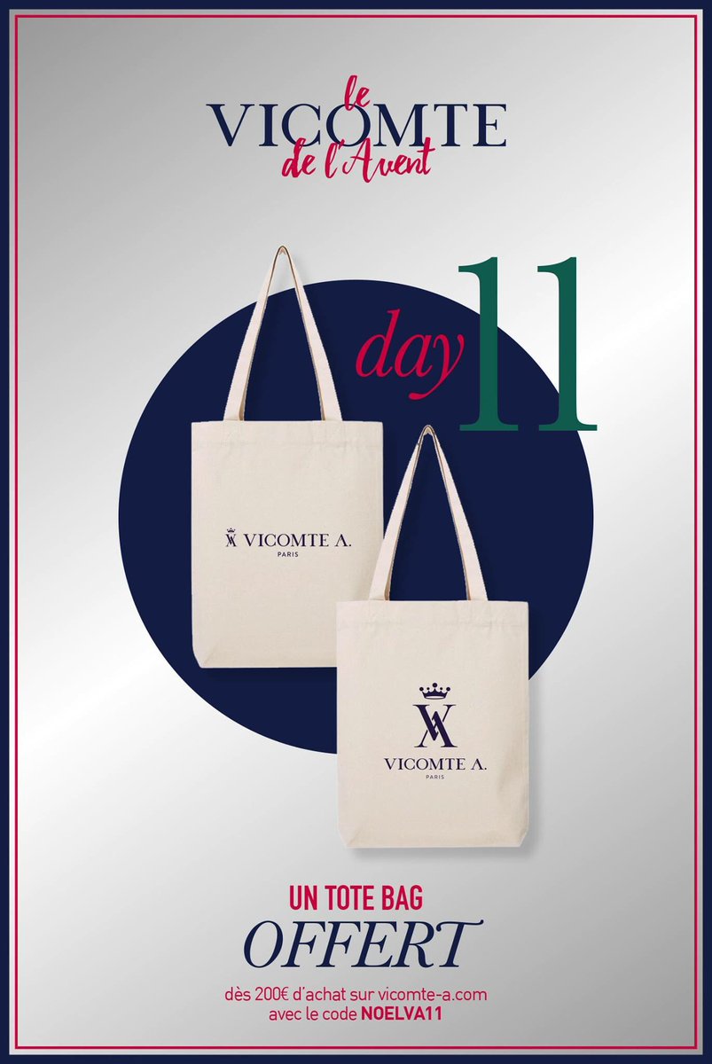 Aujourd'hui nous rajoutons un Tote Bag VA à votre commande ! 🎁