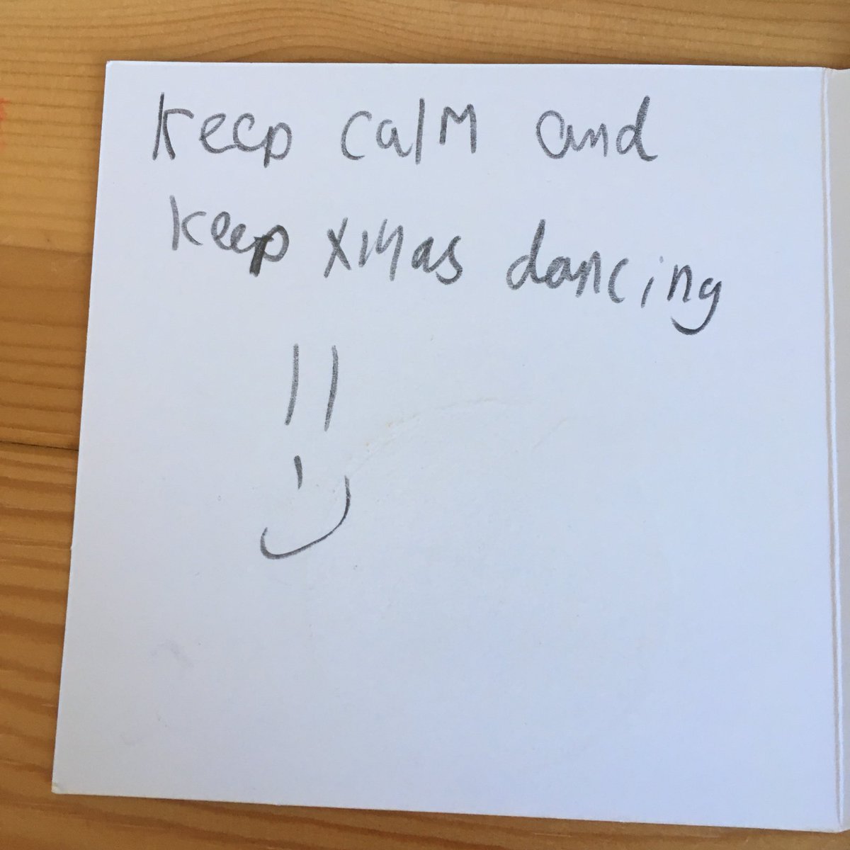 BornandBredDT's tweet photo. From one of the wonderful little people @stpetersSB The wisdom of children eh?#christmas #dance #worldsbestdancer #Official https://t.co/lfY7t48HzT