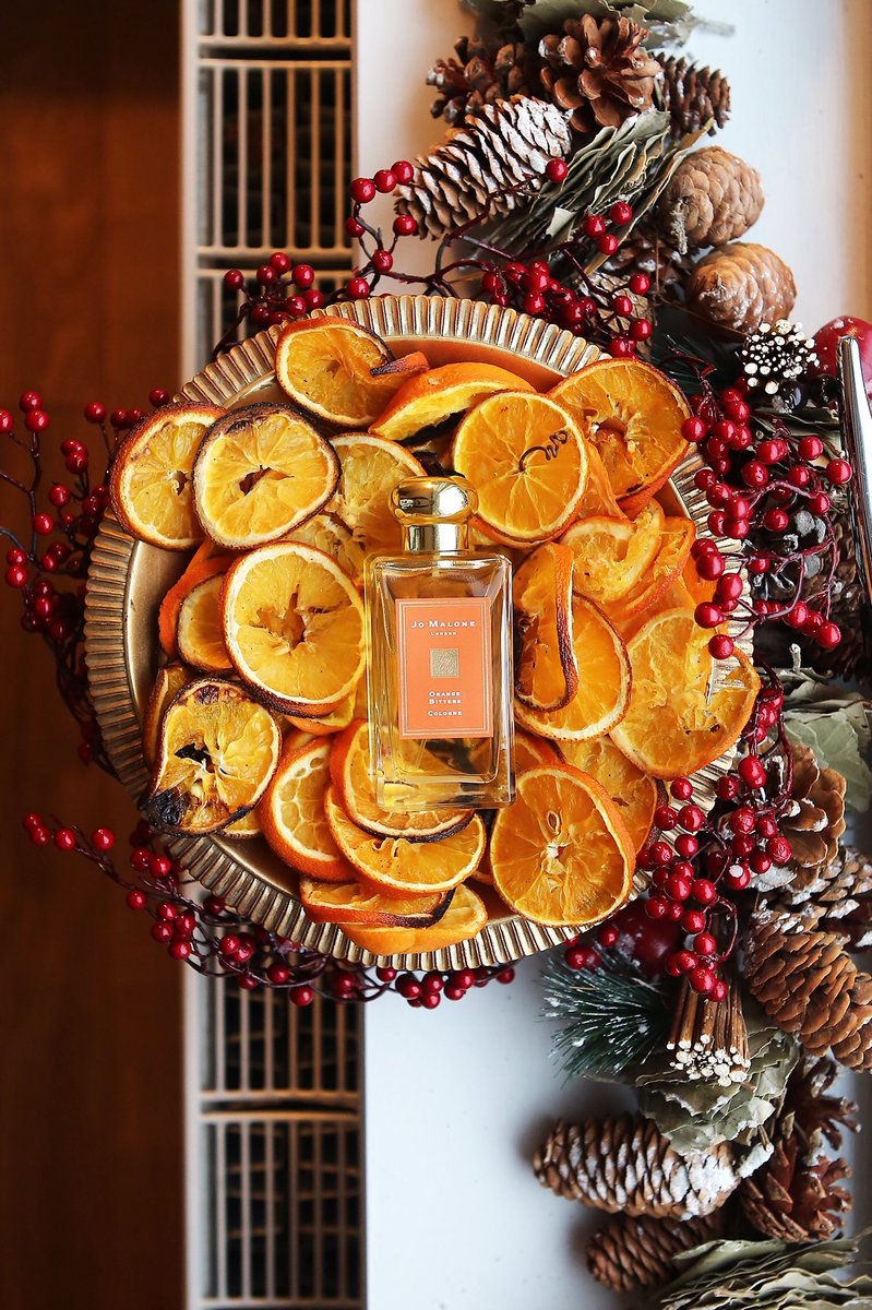 Festive citrus scent, filled the room with <a href="/JoMaloneLondon/">Jo Malone London</a> Orange Bitters Cologne.