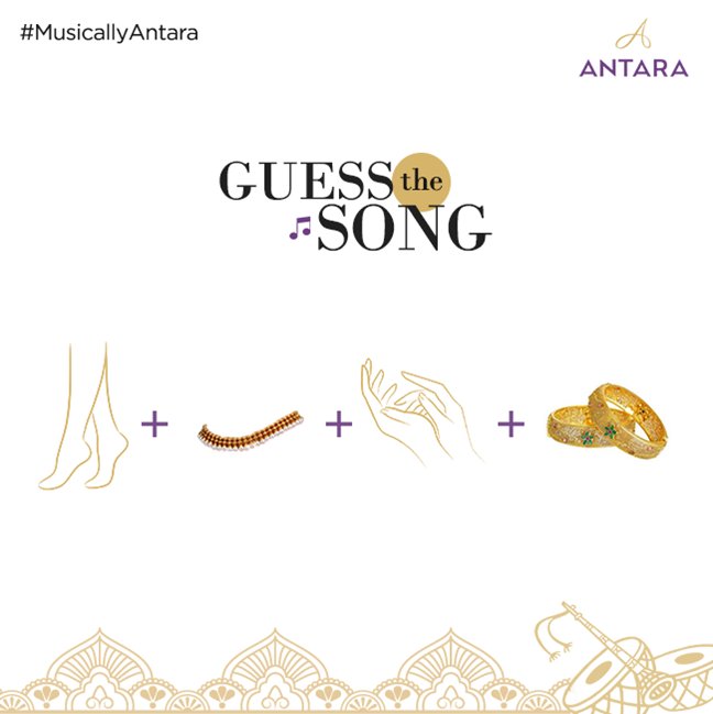 AntaraJewellery's tweet photo. Are you already singing it? Tell us which song do you think it is in the comments and stand a chance to win Antara vouchers. #MusicallyAntara #AntaraJewellery #Borivali #Dadar https://t.co/789QFUnb8s