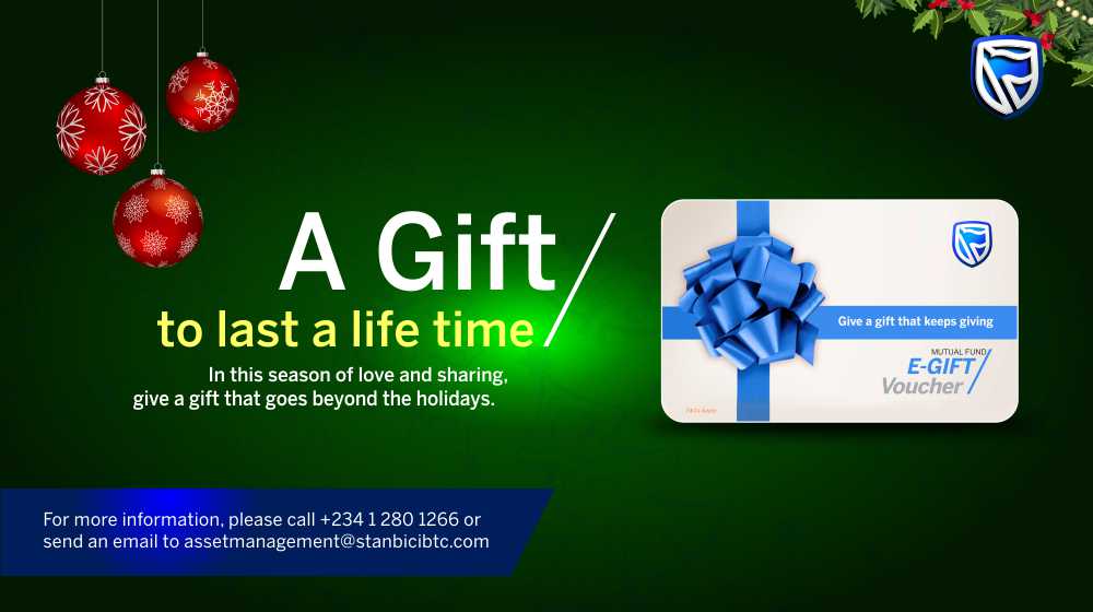 In this season of love and sharing, give a gift that will out live the season. 
Simply visit bit.ly/StanbicIBTCMut… to get started.