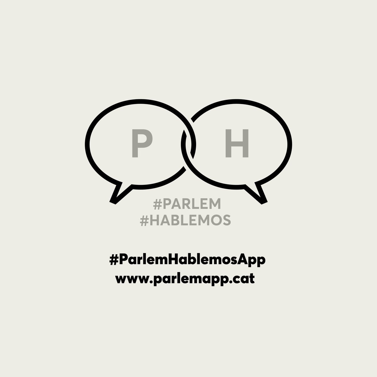 Los los políticos hablan de diálogo, pero no dialogan… ¡hagámoslo nosotros/as! #parlemhablemosApp hablemosparlem.com