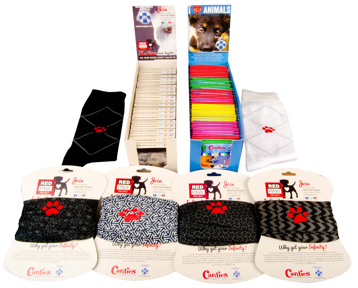 NSPCA_SA's tweet photo. Our Red Paw Products will make a great #Christmas stocking filler for those you love 🐾 Get your Red Paw products at any @CardiesSA Store nationwide, or order it on @TAKEALOT : https://t.co/PDvrp2fObP https://t.co/8JTpIGJzZP