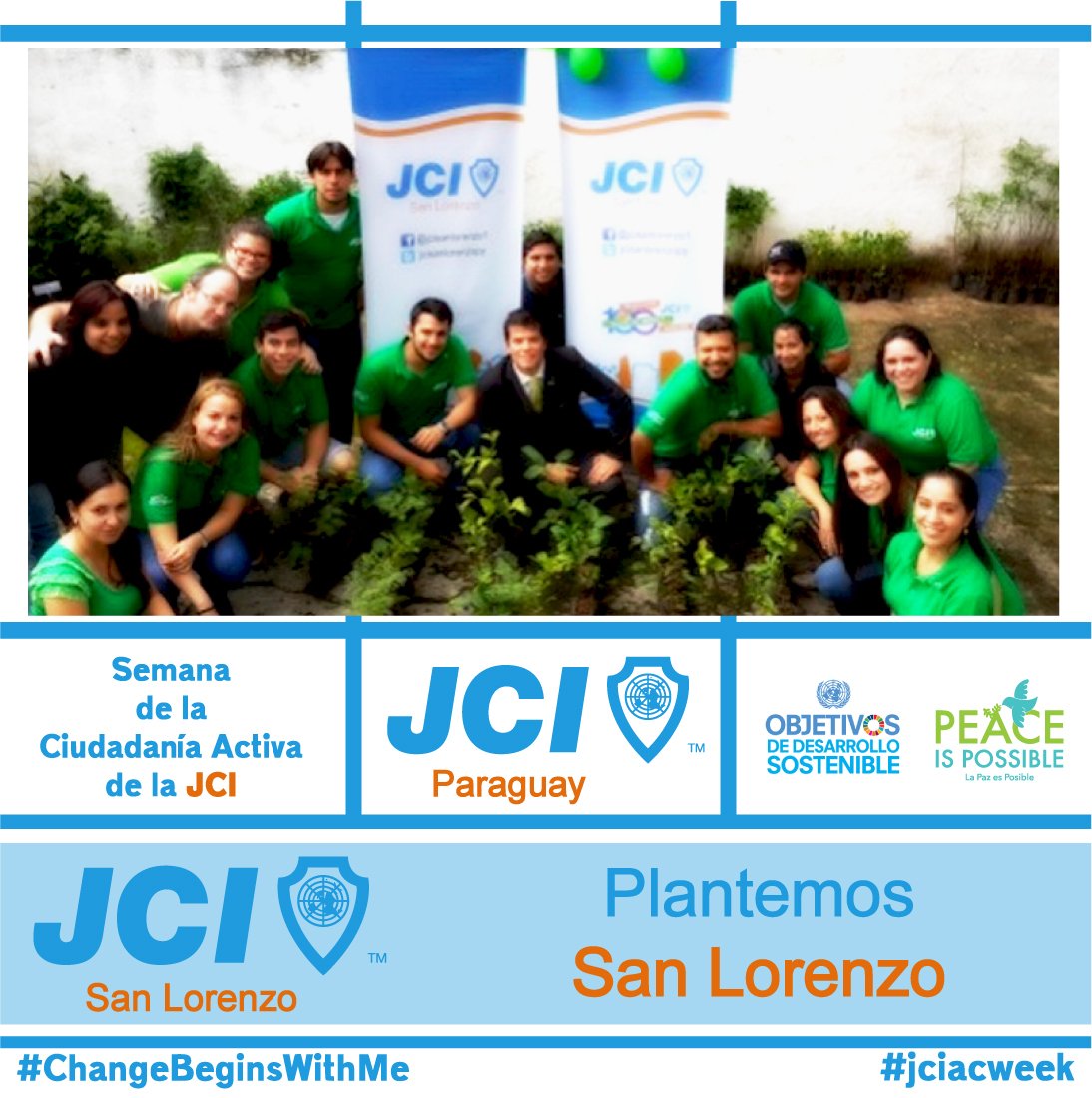 JCIParaguay's tweet photo. ¿Qué hacen los ciudadanos activos de la JCI en Paraguay? #jciacweek https://t.co/pqUrbsTTc6