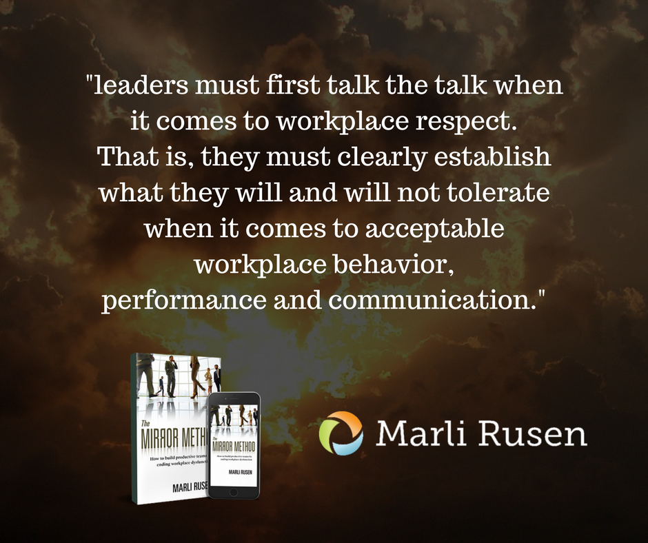 MarliRusen's tweet image. Leaders must first talk the talk when it comes to workplace respect…. ow.ly/wGO930h0mOE #MIRRORMethod #leadership
