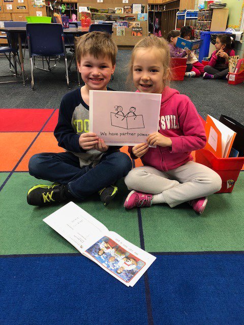 frkinderd64's tweet photo. Readers can call on their partner for help just like Batman calls on Robin! We can check to make sure each word gets one tap. #partnerpower #pointerpower #readingsuperheroes #engaged64 https://t.co/6ca3DWl3FS