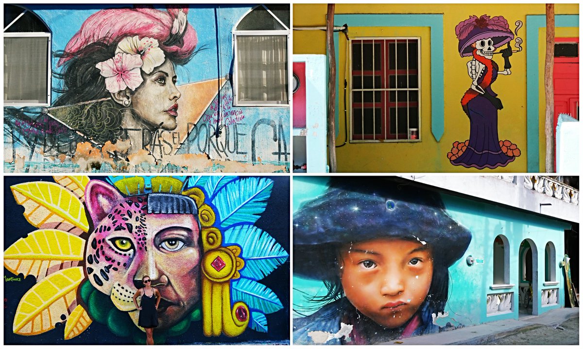 Hungry_Backpack's tweet photo. In love with all these beautiful #murals and #streetart here in #Mexico! 😍 #yucatan #mexicolove https://t.co/jl3RjzVhpR