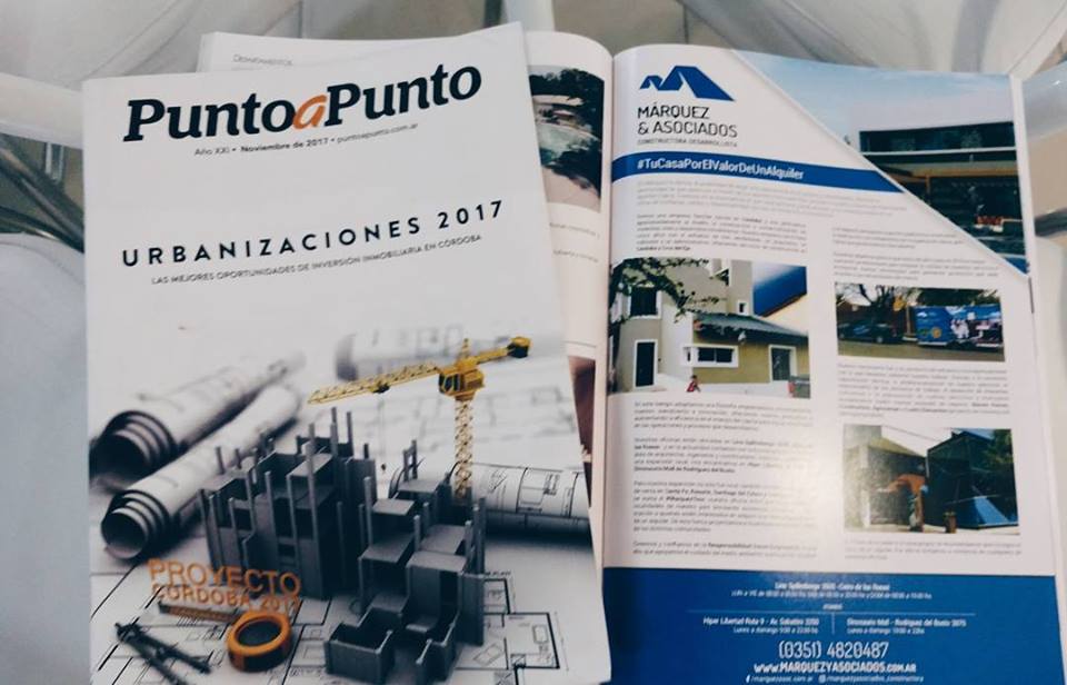 Márquez &amp; Asociados en la revista <a href="/puntoapuntocba/">Punto a Punto</a> de noviembre 🙌