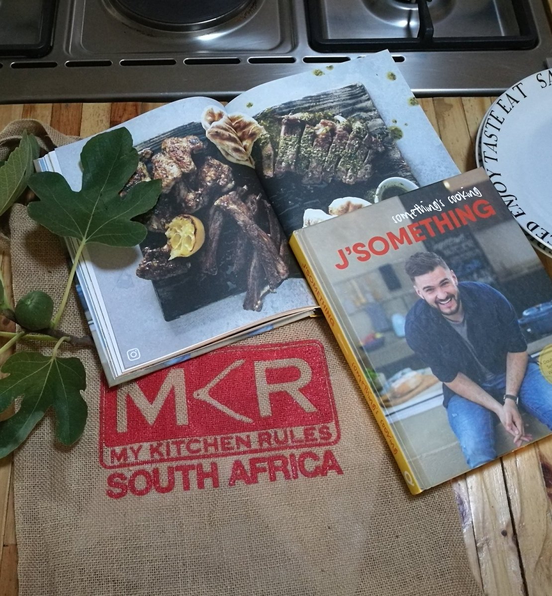 Thanks @jsomethingmusic &amp; <a href="/MNet/">M-Net</a> for this fabulous spoil!!! Can't wait to try J's mouth watering recipes #MKRSA