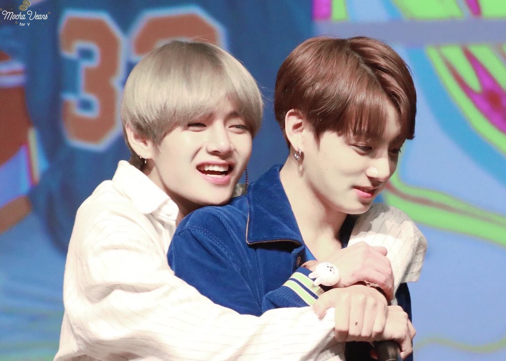 One of my mutuals sent me these just now! So I might as well put this up!-coz Taehyung prefers Backhugs with the one he loves #taekookNowAndThen  #vkook  #kookv  #taekook