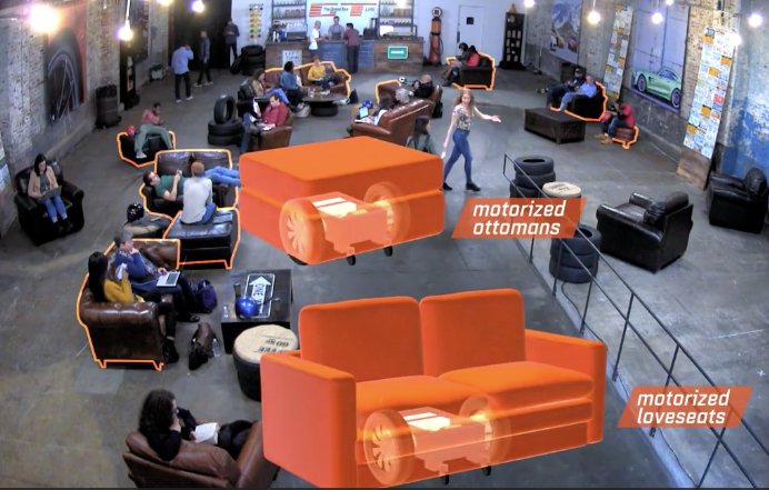 realfishagency's tweet image. Ladies and Gentleman start your furniture. Find out why Amazon secretly installed motorized furniture in an NYC coffee shop bit.ly/FISH95 #prank #viral #amazon #marketing #tech #innovation