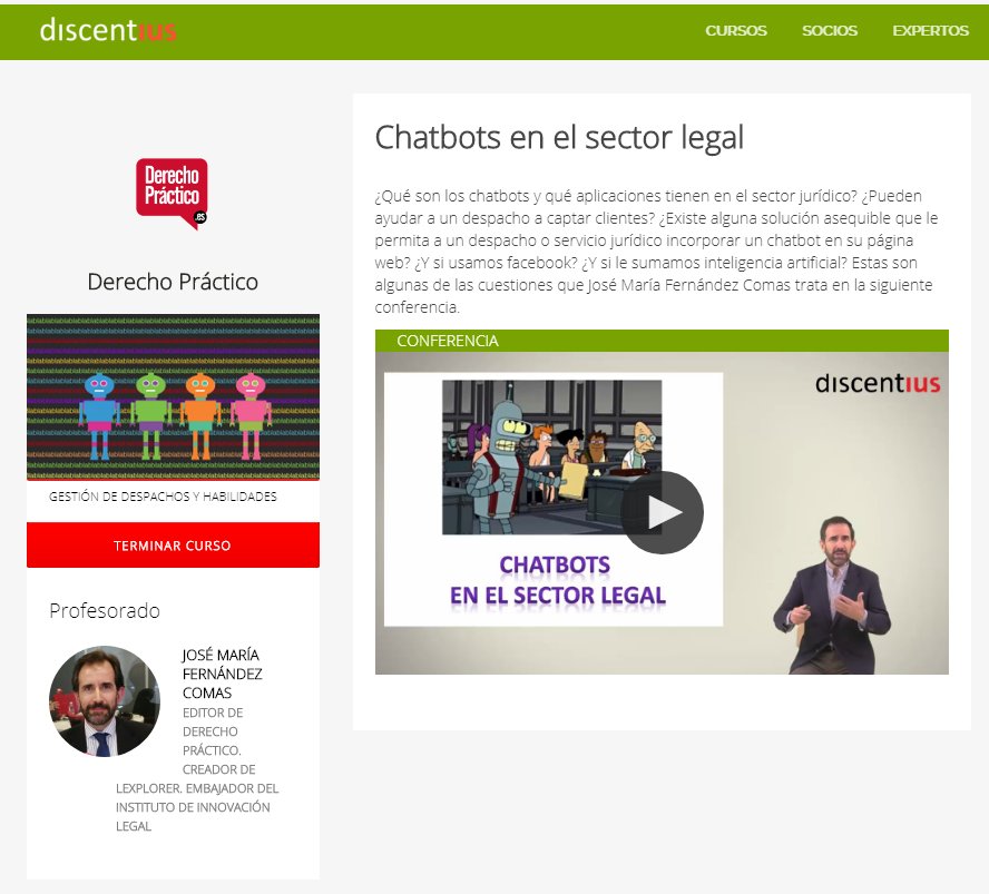 discentius's tweet photo. Chatbots en el sector legal: las claves. ¿Pueden ayudar a un despacho a captar clientes? ¿Y si le sumamos inteligencia artificial? ¿Cuánto cuesta todo eso? Un vídeo de @jmfcomas https://t.co/CGNV6dGOXQ https://t.co/143PANfvkI