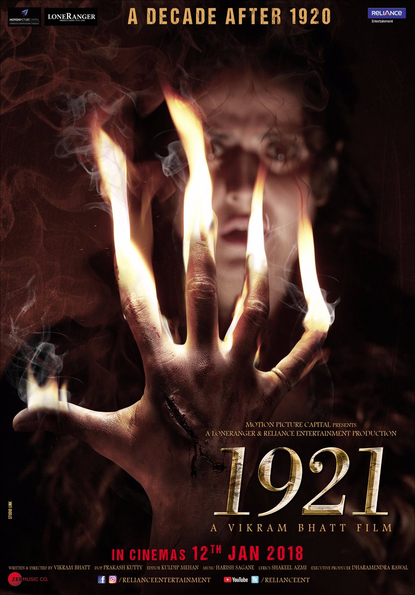 If you havent been spooked enough then here's presenting the #1921Poster. Let the love keep pouring in! #1921Trailer Out Now: bit.ly/1921Trailer @TheVikramBhatt @kkundrra @zareen_khan @loneranger134 @MPC_UK @ZeeMusicCompany