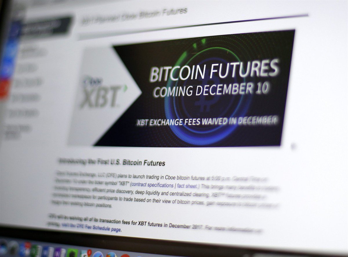 Bitcoin futures rise as virtual currency hits major exchange: bit.ly/2jwKgIx https://t.co/8l1U8e0Fzc