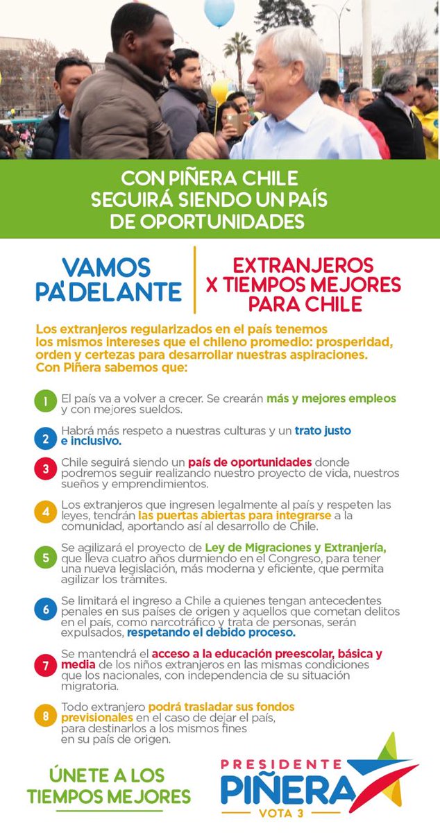 JovenesXSPinera's tweet photo. Con #SebaPresidente Chile será un país de oportunidades, donde podamos realizar nuestros proyectos de vida y nuestros sueños.

#PiñeraLaLleva 
#PiñeraPorChile 🇨🇱🙌 https://t.co/2OH8SQnd2Y