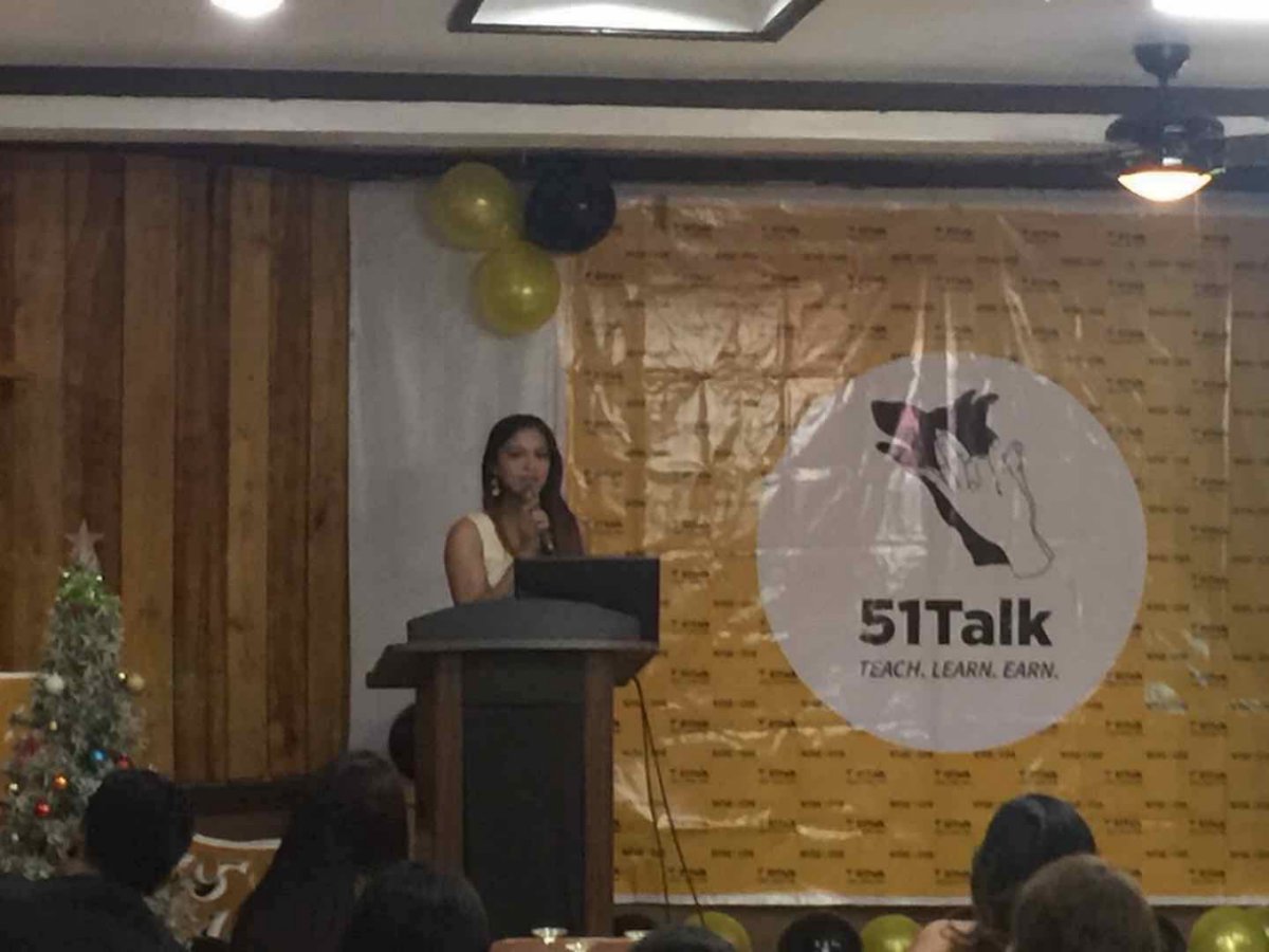 51TalkPH's tweet photo. Teacher Erich sharing how 51Talk helped her reach her dreams. #51TalkDumaguete #51TalkEngaged #phbeeDumaguete https://t.co/dTVI7Rb5Na
