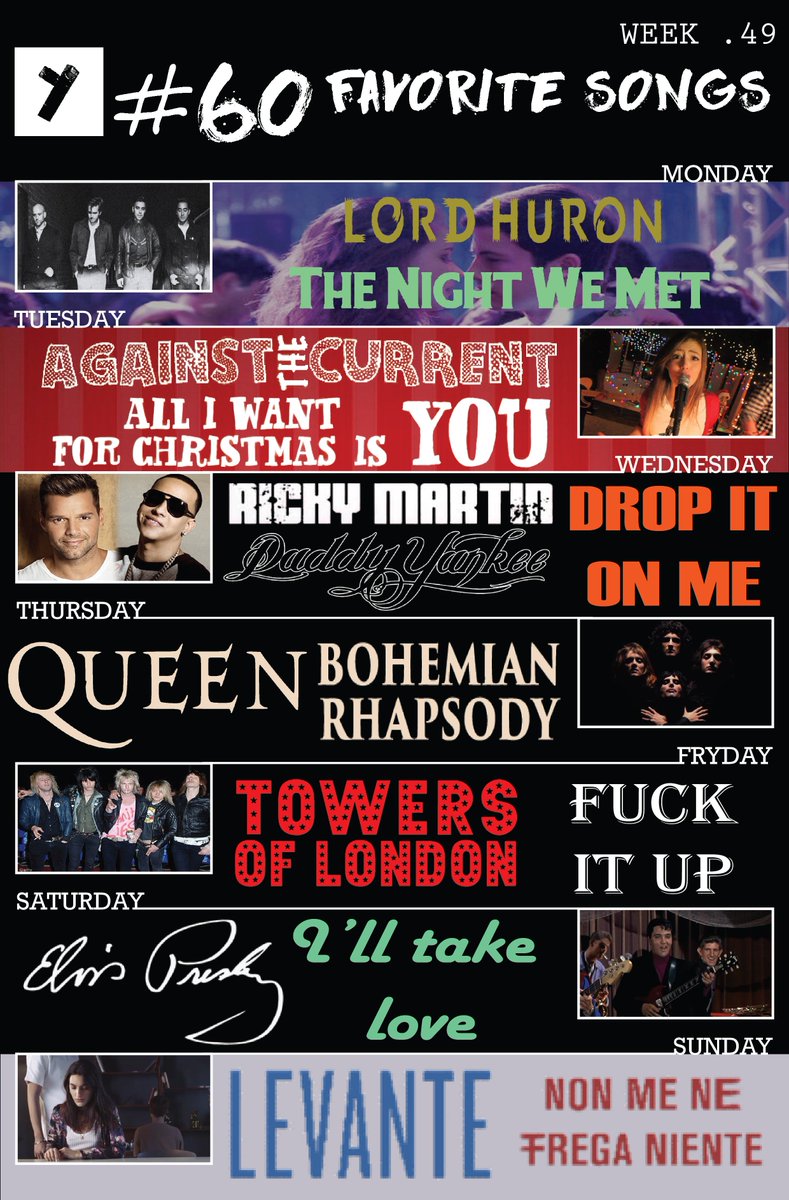 TheLyvers's tweet image. #TheLyversMusic #TheLyvers #49Week #60FavoriteSongs #Recap #StarWarsTheLastJedi #HumanRightsDay #Riverdale #OnePlanetSummit #StandUp4HumanRights #Bitcoin #Neve #Brexit #MondayMotivation