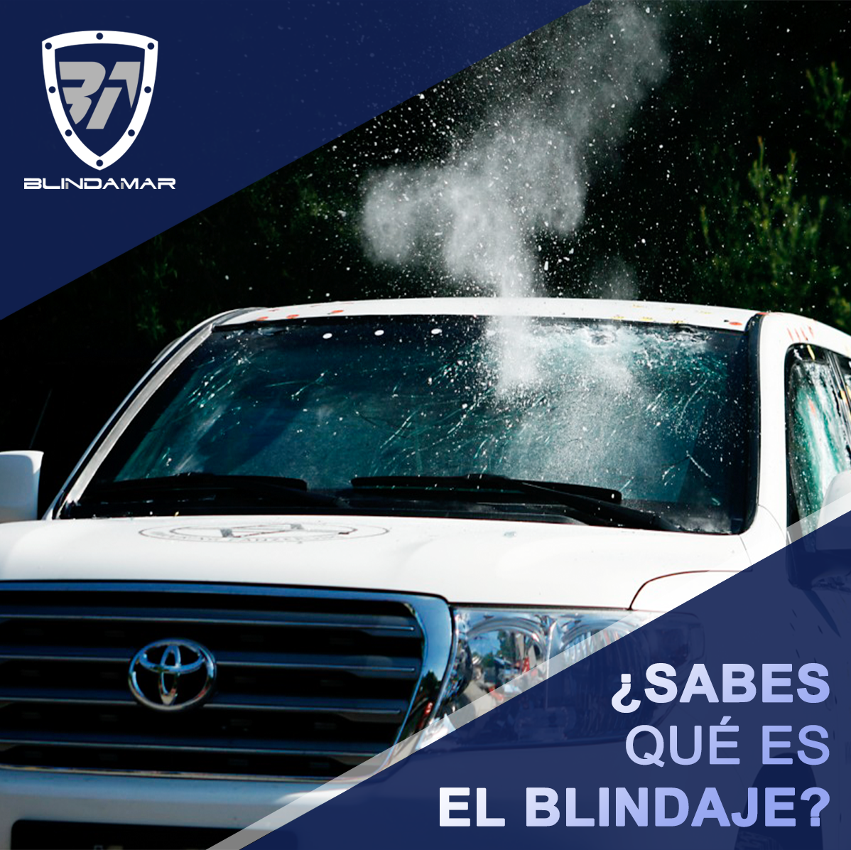 Blindamar's tweet photo. 🚙 ¿QUÉ ES EL BLINDAJE? 🚙

🚥 Blindar un vehículo es dotarlo de materiales resistentes a las balas, y equiparlo con accesorios útiles para repeler un ataque o emprender una huida.🚥
#blindamar #maracaibo #venezuela #blindaje https://t.co/sAvOJmaw0C