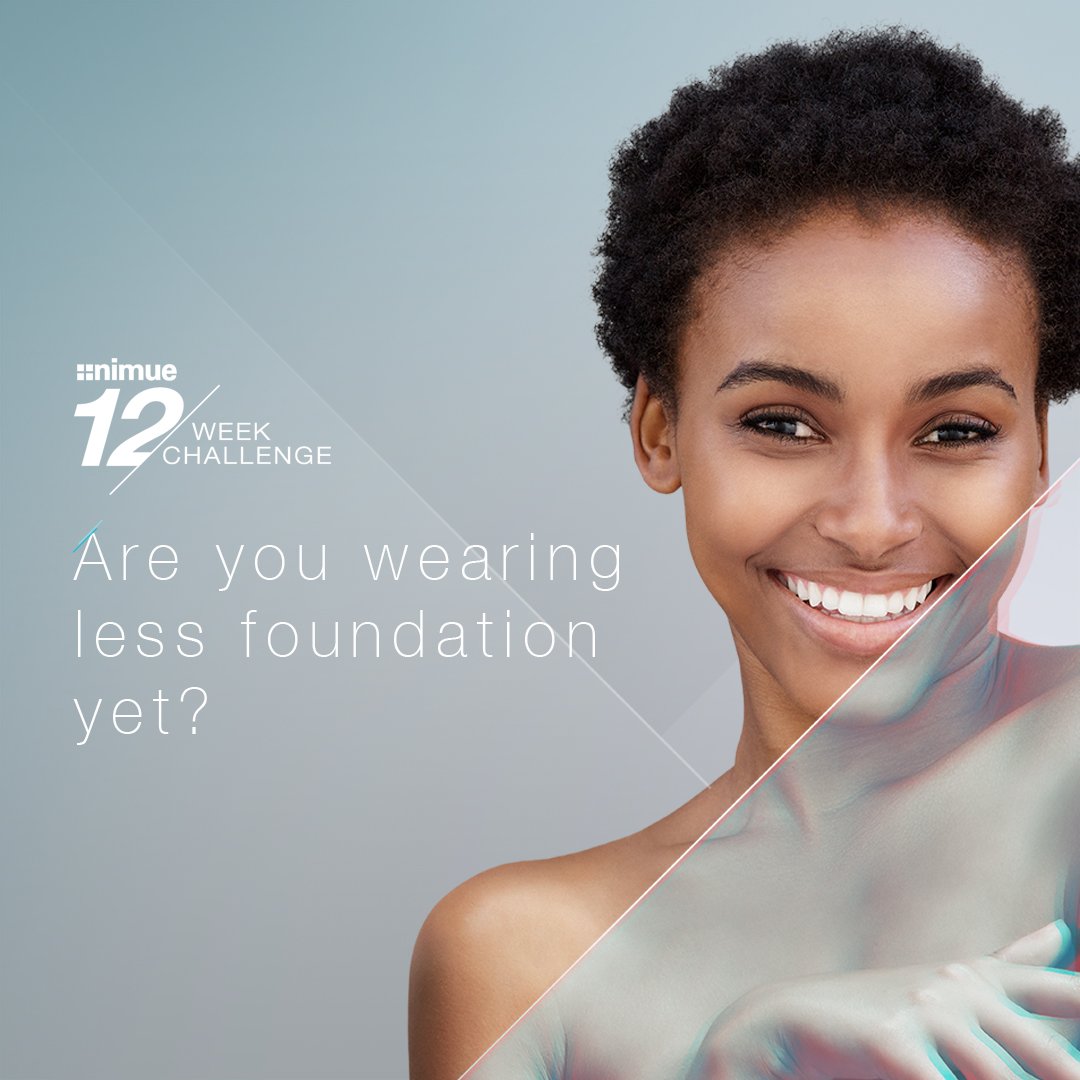 What week are you on in the Nimue 12 Week Challenge? Tell us in the comments how your skin is feeling and if you are wearing less foundation. We’d love to see your progress! nimue12weekchallenge.com