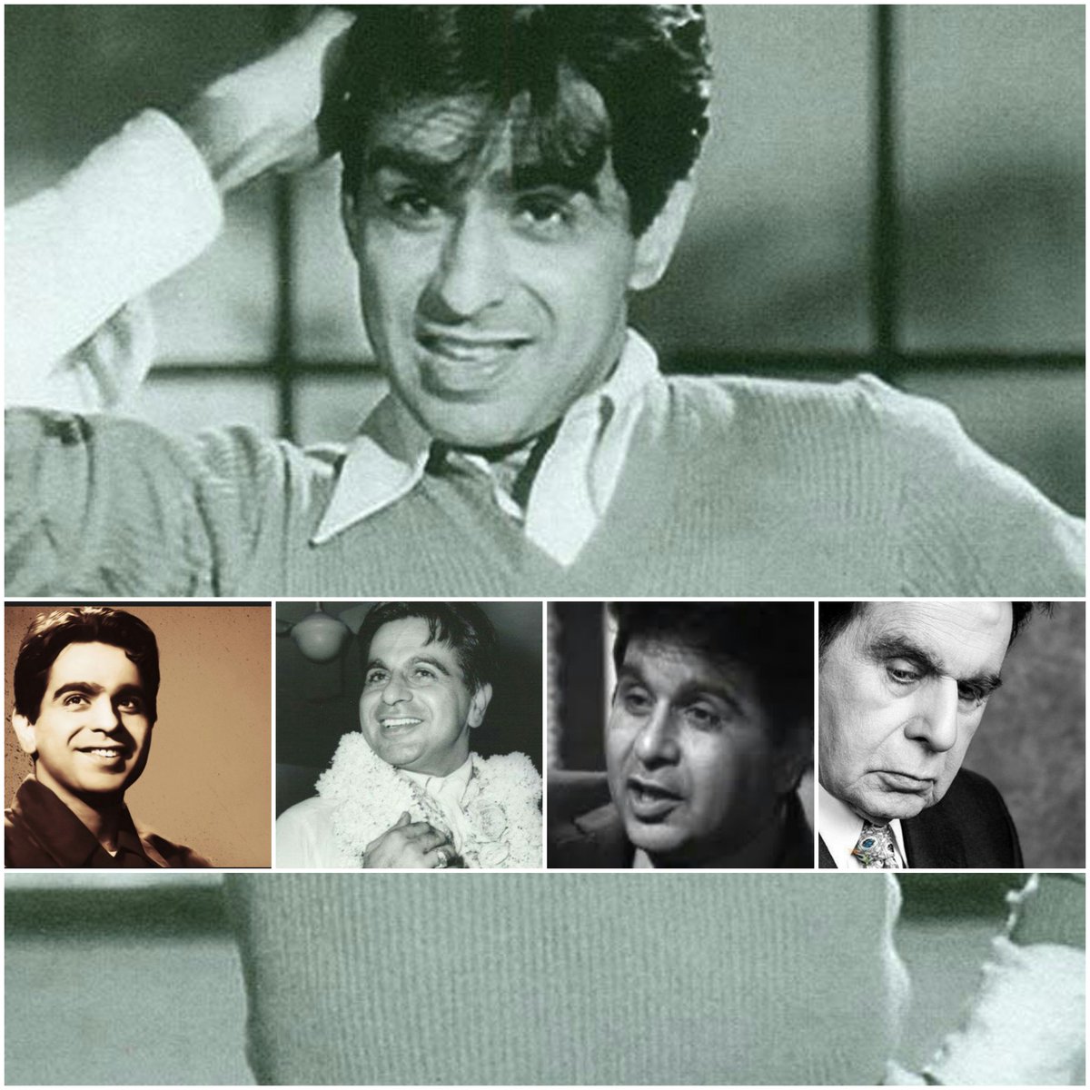OffbeatTalks's tweet photo. #offbeatdilipji
Happy Birthday to the Tragedy King, @TheDilipKumar. Dilip Ji was awarded the highest Civilian award by Pakistan, Nishan-e-Imtiaz in 1998. He has played some iconic roles in movies like Mughal-E-Azam, Andaz. We wish him health and love.
#DilipKumar https://t.co/pFpmT0fRhR