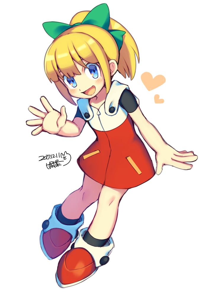ロールちゃん(ロックマン) 「30周年記念デザインロールちゃん! 」|ぱにぱにのイラスト