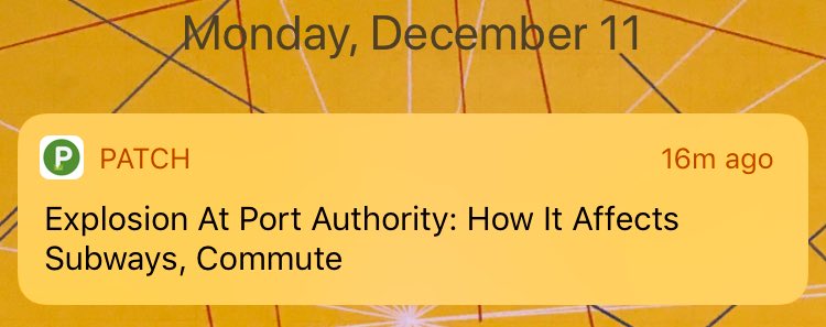 withbreakpoints's tweet image. This is NYC in a nutshell: “Explosion at Port Authority: How it affects your commute”