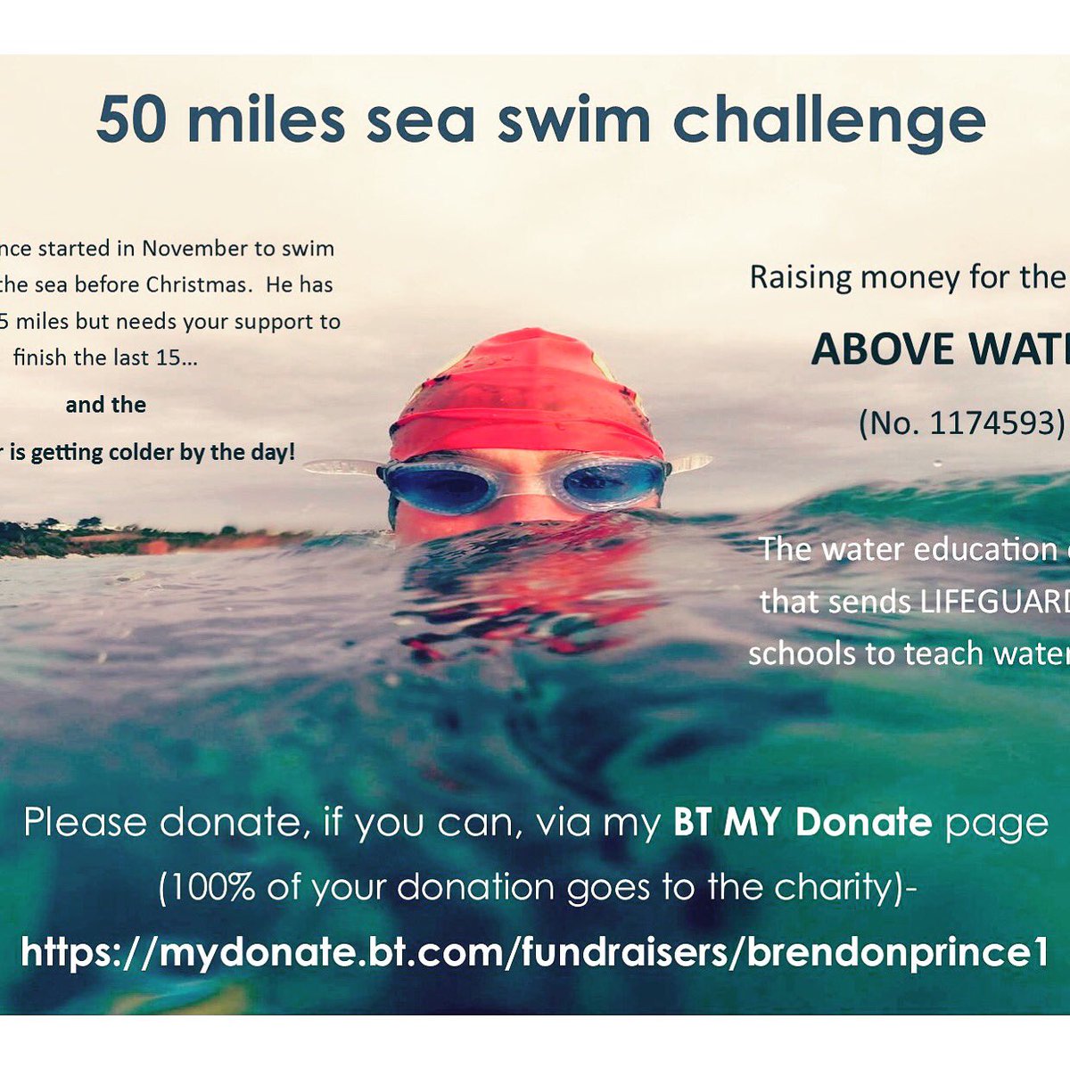 Please retweet my Swim challenge poster