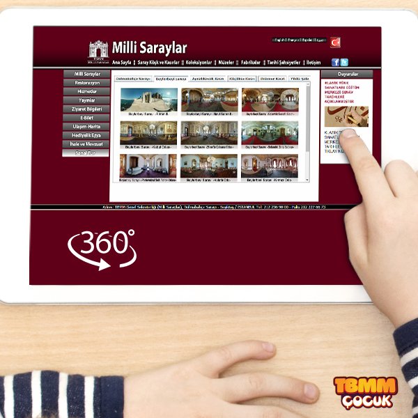 Milli saraylarımızı bilgisayar başından, üç boyutlu şekilde gezebileceğin sanal tur uygulamalarına ulaşmak için bağlantıya tıklayabilirsin: millisaraylar.gov.tr/portalmain/San… #TBMMÇocuk #SanalTur #DolmabahçeSarayı #BeylerbeyiSarayı #AynalıkavakKasrı #KüçüksuKasrı #IhlamurKasrı