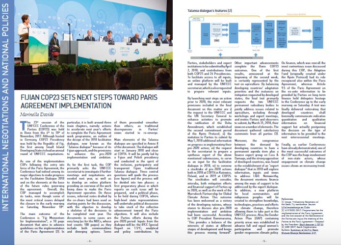 As one of the #implementation COPs following the entry into force of the #ParisAgreement, the Conference had among its major objectives to make progress on the #Facilitative #Dialogue 2018 -
Read more on #ICPmagazine n. 49
issuu.com/iccg/docs/iccg…