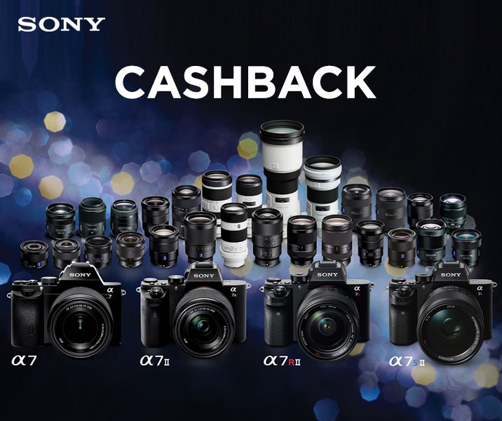 Διεκδικήστε επιστροφή χρημάτων για το φωτογραφικό εξοπλισμό σας.
Περισσότερες πληροφορίες στο sony.gr/cashback