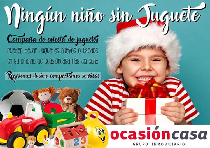 Vuelta a la rutina y más cerca la Navidad. 
Ojalá la risa de muchos niños..
En nuestras manos, y en las vuestras. 
#NingunNinoSinJuguete