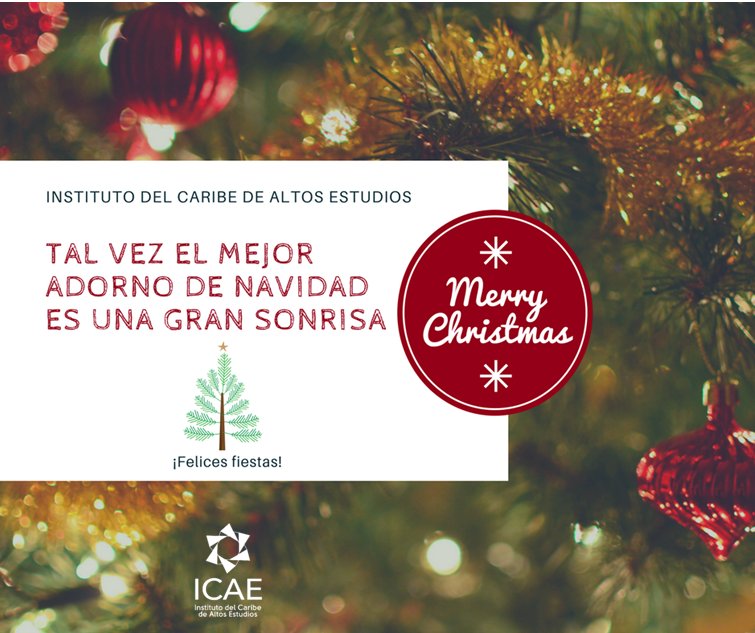 ICAECARIBE's tweet photo. Tal vez el mejor adorno de navidad es una gran sonrisa. #icae #maestrias #dobletitulo #virtualidad #educacion #Colombia #elerning #Cartagena #BolivarPuebloYTrabajo #FelizLunes https://t.co/NZqvxAhdDa