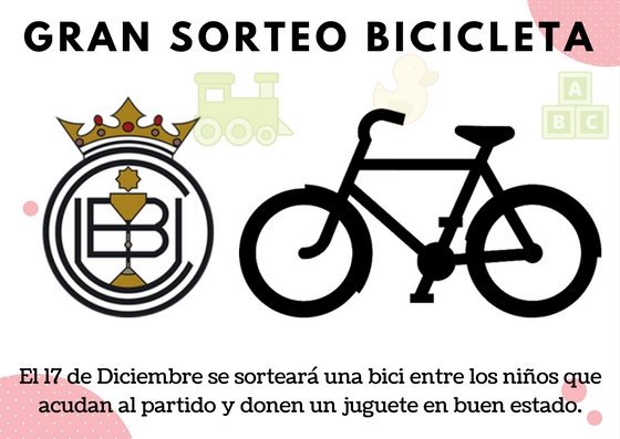 TiendaUBC's tweet photo. Con @UBConquense la generosidad de los más pequeños tiene premio!

Todos los niños que acudan al partido de este domingo y donen un juguete en buen estado, participarán en el sorteo de una estupenda bicicleta!!!

Te esperamos el domingo a las 12 en la Fuensanta 😉🚲⚽🖤 https://t.co/I3XazWCoJ2