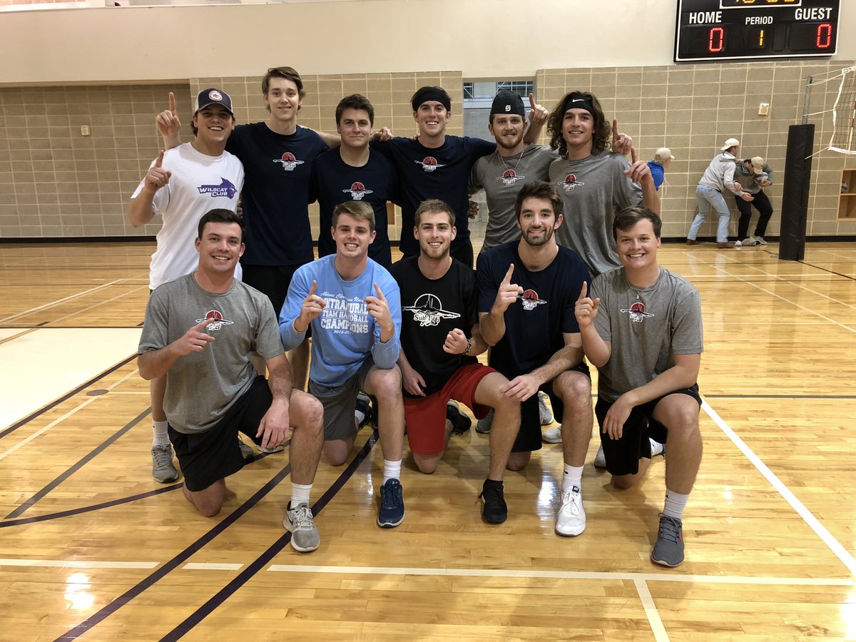 ACUintramurals's tweet photo. Thanks to all who played VBall!  Congrats to our champions: We Play Basketball, Sub T-16, Sugar &amp; Spike, &amp; Sigma Theta Chi

Good luck on your finals and enjoy Christmas Break! @Twitter Can you up the number of pictures to 5 or 100 ;)? Co-ed champs...you get a special tweet https://t.co/AHJDQYriQr
