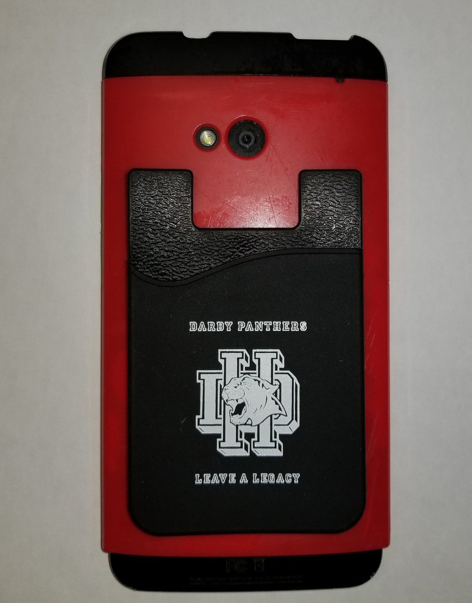 Be sure to get your Darby credit card holder for your phone! 3$. Being sold at lunch, or see Mrs. Thompson in room 151! #PantherNation